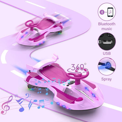 DriftRide 2-in-1 Electric Wiggle Car