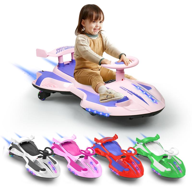 DriftRide 2-in-1 Electric Wiggle Car